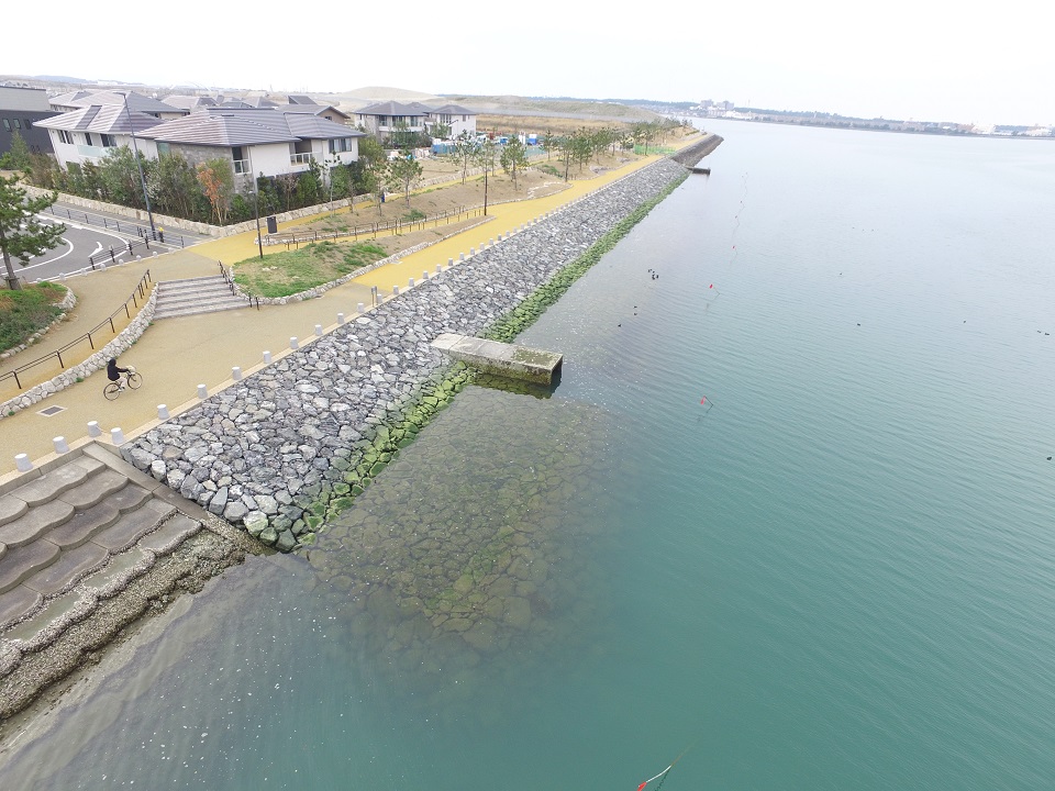 アイランドシティ地区5工区外周護岸整備工事 写真 アイランドシティ地区5工区外周護岸整備工事 写真